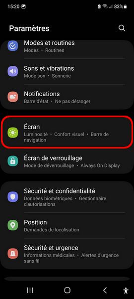 samsung S21 mode poche