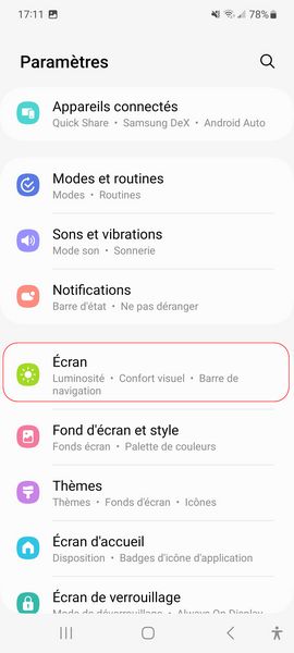 samsung S21 mode poche