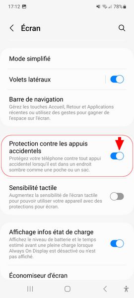 samsung S21 mode poche